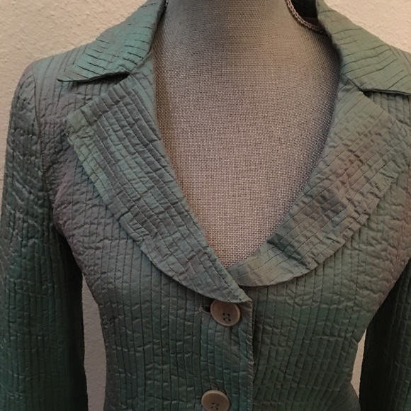 ❤️SOLD❤️Armani Collezioni purple silk blazer 6 - Picture 4 of 7